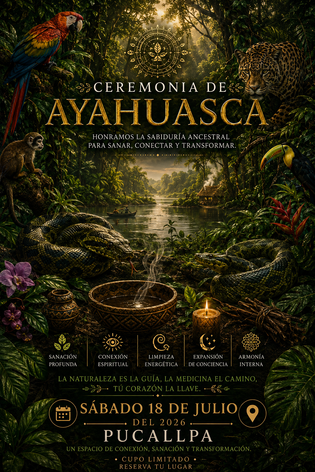 Ceremonia de Ayahuasca y Sanación Espiritual - Pucallpa, Ucayali
