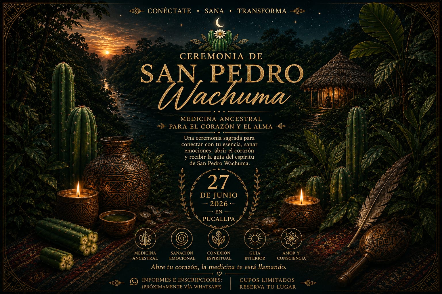 Ceremonia de San Pedro "Wachuma" - Pucallpa, Ucayali