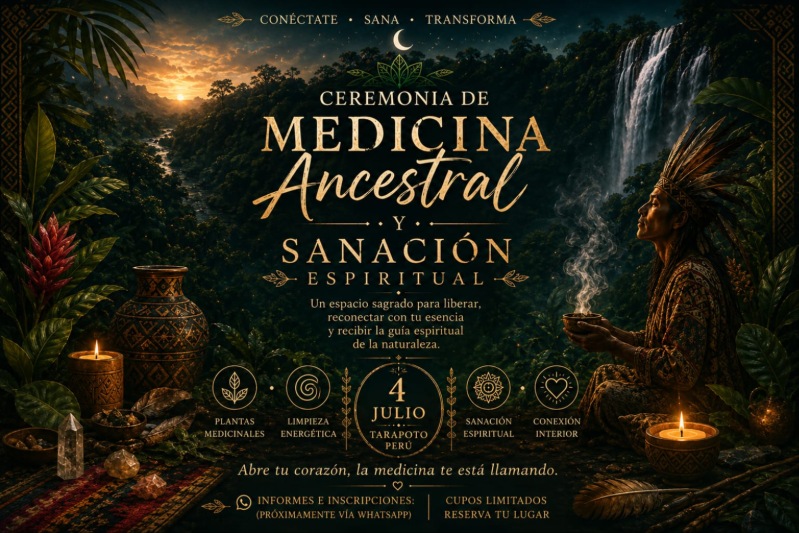 Ceremonia de Ayahuasca y Sanación Espiritual - Tarapoto, San Martín
