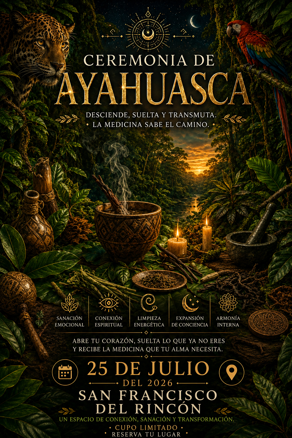 Ceremonia de Ayahuasca y Sanación Espiritual - San Francisco del Rincón, Guanajuato